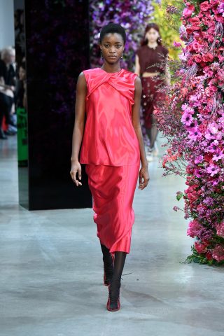 NEW YORK, NY - FEBRUARY 09:  A model walks the runway for Jason Wu during New York Fashion Week: The Shows at Gallery I at Spring Studios on February 9, 2018 in New York City.  (Photo by Frazer Harrison/Getty Images for New York Fashion Week: The Shows)