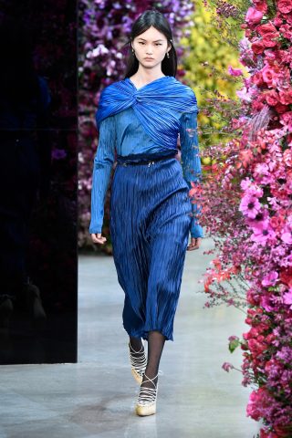 NEW YORK, NY - FEBRUARY 09:  A model walks the runway for Jason Wu during New York Fashion Week: The Shows at Gallery I at Spring Studios on February 9, 2018 in New York City.  (Photo by Frazer Harrison/Getty Images for New York Fashion Week: The Shows)